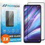 Mobigear Premium Wiko View 5 Glazen Screenprotector - Case Friendly - Zwart (3-Pack)