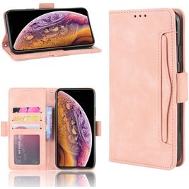 Mobigear Slide Wallet iPhone 11 Hoesje Bookcase Portemonnee - Roze
