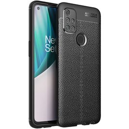 Mobigear Luxury OnePlus Nord N10 5G Hoesje Flexibel TPU Backcover - Zwart