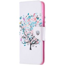Mobigear Design Samsung Galaxy S21 Plus Hoesje Bookcase Portemonnee - Boom