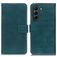 Mobigear Croco Samsung Galaxy S21 FE Hoesje Bookcase Portemonnee - Groen
