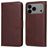 Mobigear Wallet iPhone 18 Pro Max Hoesje Bookcase Portemonnee - Bruin