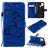 Mobigear Butterfly Samsung Galaxy A21s Hoesje Bookcase Portemonnee - Blauw