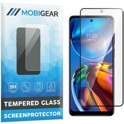 Mobigear Premium Motorola Moto E32s Glazen Screenprotector - Case Friendly - Zwart