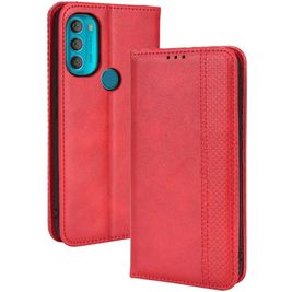Mobigear Sensation Motorola Moto G71 5G Hoesje Bookcase Portemonnee - Rood