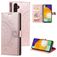 Mobigear Mandala Samsung Galaxy S25 FE Hoesje Bookcase Portemonnee - Roségoud