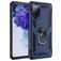 Mobigear Armor Ring Samsung Galaxy S20 FE Hoesje Hardcase Backcover Shockproof met Ringhouder - Blauw