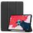 Mobigear Tri-Fold Gel iPad Pro 11 Inch (2018) Hoes TPU,Kunstleer Bookcase + Stylus Houder - Zwart