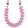 Mobigear Hard kunststof Heart Universeel Verstelbaar Telefoonkoord - Blush Pink