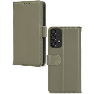 Mobilize Premium Gelly Wallet Samsung Galaxy A33 Hoesje Bookcase Portemonnee - Groen
