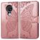Mobigear Butterfly Nokia 7.2 Hoesje Bookcase Portemonnee - Roségoud