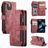 CaseMe C30 iPhone 13 Mini Hoesje Bookcase Portemonnee - Rood