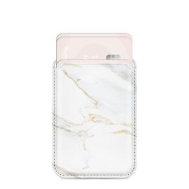 MIO Pasjeshouder - 3 Pasjes - MagSafe Compatible - White Marble