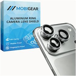 Mobigear Single Lens iPhone 18 Pro Glazen Camera Lens Protector - Case Friendly - Zilver
