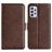 Mobigear Slim Magnet Samsung Galaxy A73 Hoesje Bookcase Portemonnee - Bruin