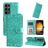 Mobigear Sunflower Samsung Galaxy S24 Ultra Hoesje Bookcase Portemonnee - Groen