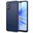 Mobigear Brushed Slim OPPO A17 Hoesje Flexibel TPU Backcover - Blauw