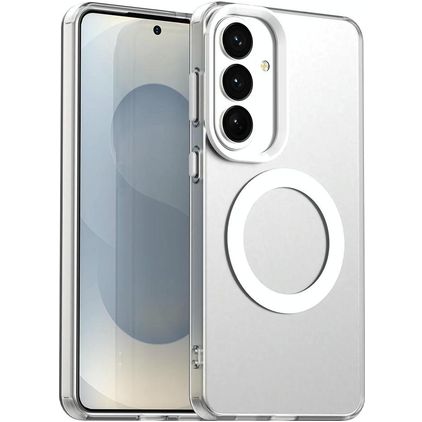 Mobigear Shockproof Samsung Galaxy S26 MagSafe Hoesje Hardcase Backcover - Wit