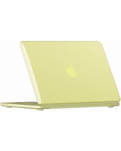 Mobigear Crystal Case MacBook Neo 13 Inch (2026) Hoes Hardshell Laptopcover MacBook Case - Citrus yellow - Model A3404