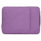 Mobigear Denim Zipper Laptop Sleeve 15 - 16 inch Laptop hoes - Paars