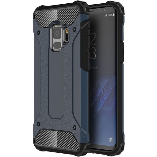 Mobigear Outdoor Samsung Galaxy S9 Hoesje Hardcase Backcover Shockproof - Marineblauw