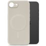 My Style Protective Flex Apple iPhone 16e MagSafe Hoesje Flexibel TPU Backcover - Antique White