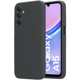 Mobiparts Samsung Galaxy A15 Siliconen Hoesje Backcover - Urban Grey