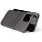 Fierre Shann Premium Card iPhone 12 Hoesje Backcover met Pasjeshouder - Grijs