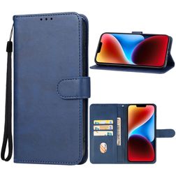 Mobigear Wallet iPhone 15 Plus Hoesje Bookcase Portemonnee - Blauw