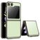 Mobigear Crystal Samsung Galaxy Z Flip 5 Hoesje Hardcase Backcover - Transparant / Grijs