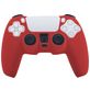 Mobigear Classic Dun Playstation 5 controller Hoesje Flexibel Siliconen - Rood