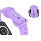 Mobigear Sport Dual Siliconen Apple Watch Bandje Druksluiting - 49/46/45/44 mm - Paars