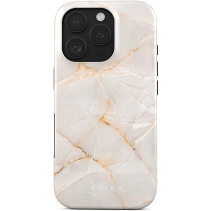 Burga Tough iPhone 16 Pro Hoesje Hardcase Backcover Shockproof - Vanilla Sand