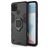 Mobigear Armor Ring Realme C21Y Hoesje Hardcase Backcover Shockproof met Ringhouder - Zwart