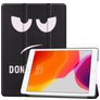 Mobigear Tri-Fold iPad 7 (2019) Hoes Bookcase - Do Not Touch