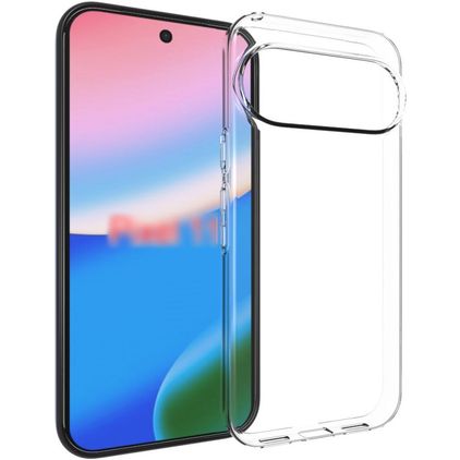 Mobigear Basics Doorzichtig Google Pixel 11 Hoesje Flexibel TPU Backcover - Transparant