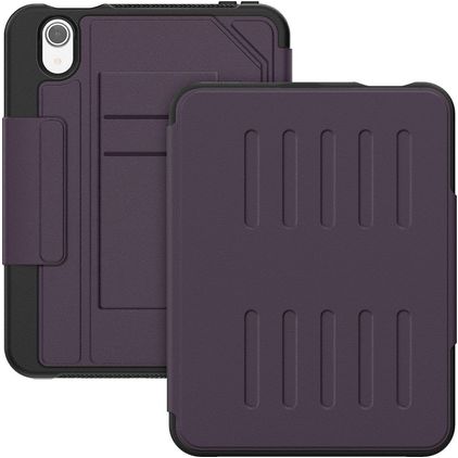 Mobigear Magnetic Folio iPad Mini 7 (2024) Hoes Bookcase + Stylus Houder - Paars