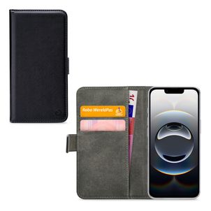 Mobilize Classic Gelly iPhone 16e Hoesje Bookcase Portemonnee - Zwart
