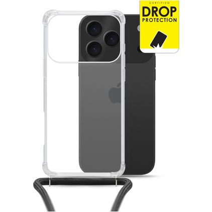 My Style Loop Doorzichtig iPhone 17 Pro Max Flexibel TPU Hoesje met koord - Transparant