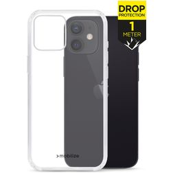 Mobilize Naked Protection Doorzichtig iPhone 12 Hoesje Hardcase Backcover Shockproof - Transparant