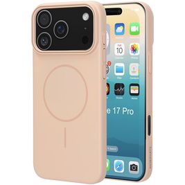 Mobiparts Slim Line iPhone 17 Pro Max MagSafe Hoesje Hardcase Backcover - Dune Sand