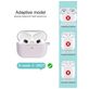Mobigear Classic Apple AirPods 3 Hoesje Flexibel Siliconen - Paars
