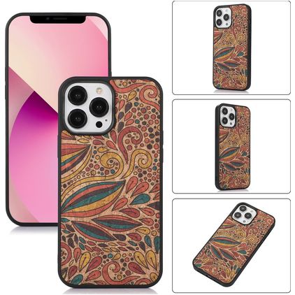 Mobigear Cork iPhone 14 Plus Hoesje Flexibel TPU Backcover - Model 3