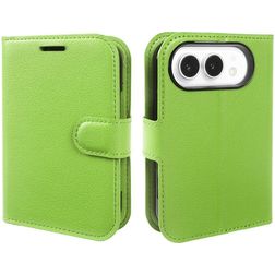 Mobigear Classic iPhone Duo Hoesje Bookcase Portemonnee - Groen