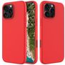 Mobigear Rubber Touch iPhone 16 Pro Max Siliconen Hoesje Backcover - Rood
