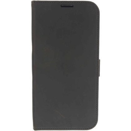 Valenta Classic iPhone 12 Pro Max Hoesje Echt Leer Bookcase Portemonnee - Bruin