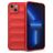 Mobigear Bumpy iPhone 14 Plus Hoesje Flexibel TPU Backcover - Rood