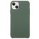 Mobigear Rubber Touch iPhone 15 Plus Siliconen Hoesje Backcover - Groen