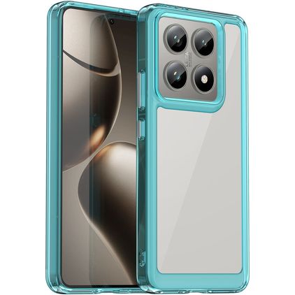 Mobigear Crystal Xiaomi 14T Hoesje Hardcase Backcover - Blauw