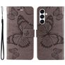 Mobigear Butterfly Samsung Galaxy A26 Hoesje Bookcase Portemonnee - Grijs